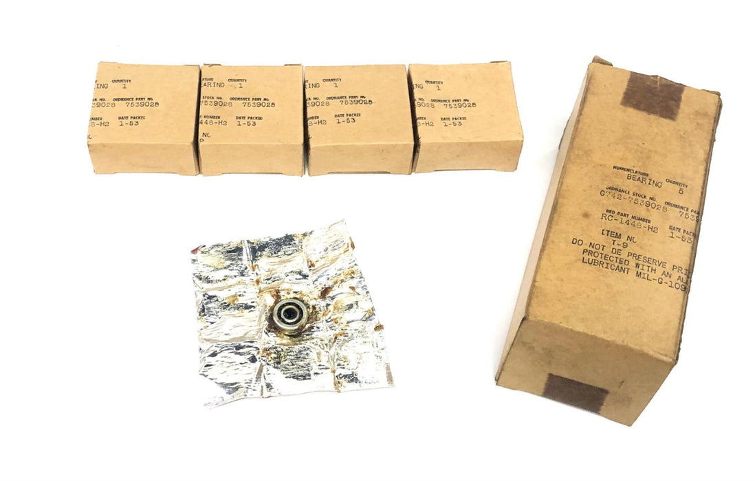 Rollway Single Row Ball Bearing 1448H2 (RC-1448-H2) [Lot of 4] G742-7539028 NOS