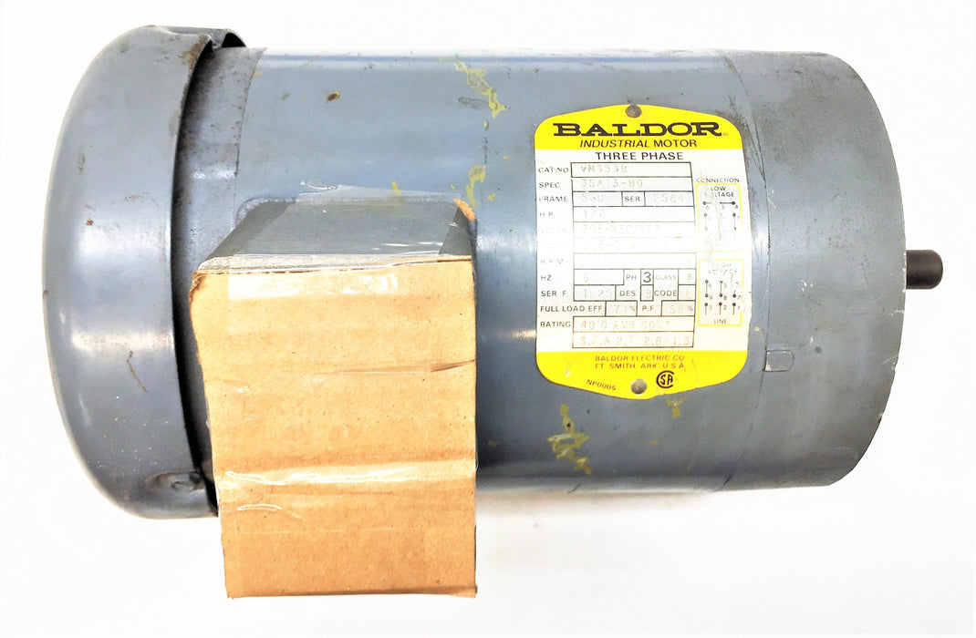 BALDOR ELECTRIC General Purpose Motor VM3539 (35A13-90) USED