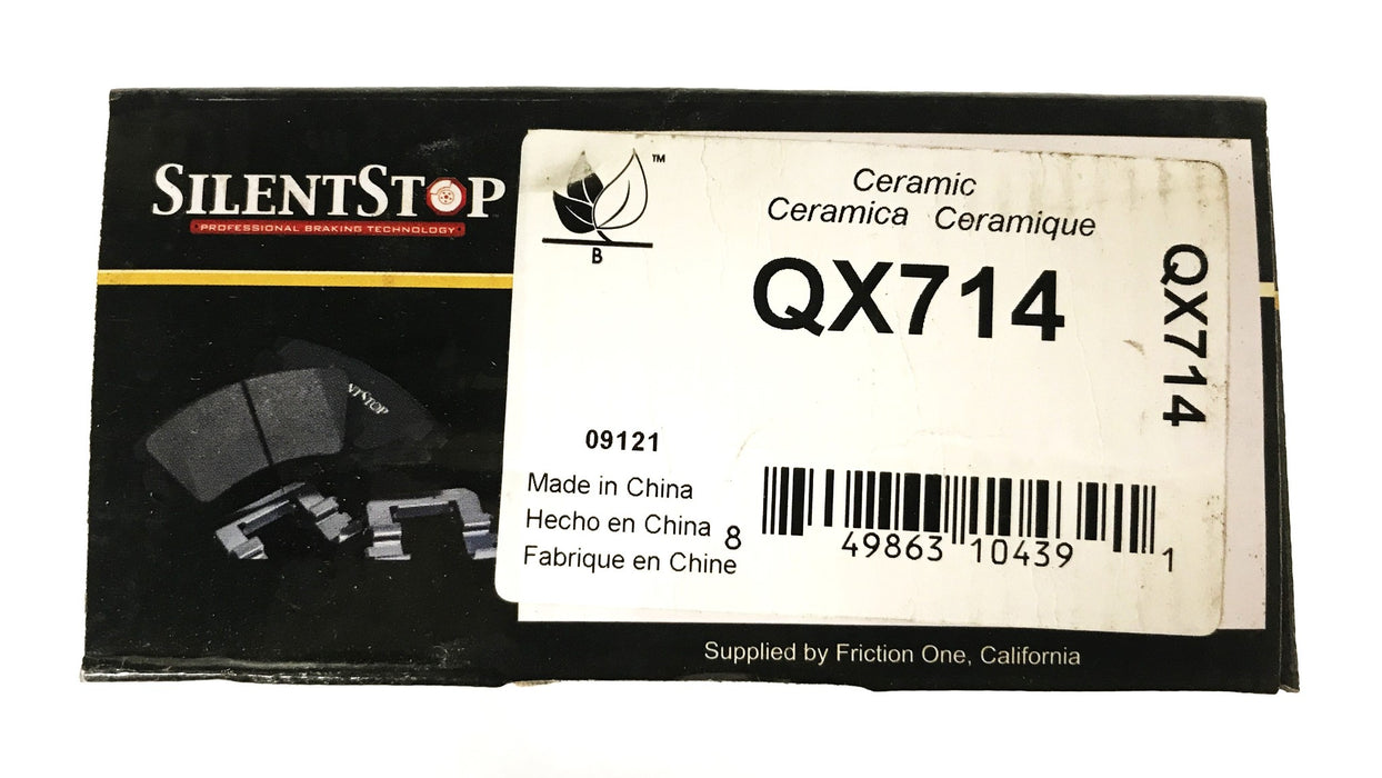 Silent Stop Semi-Metallic Brake Pad Kit QX714 NOS