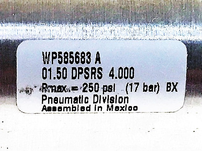 Bearcat Pneumatic Cylinder WP585683A NOS
