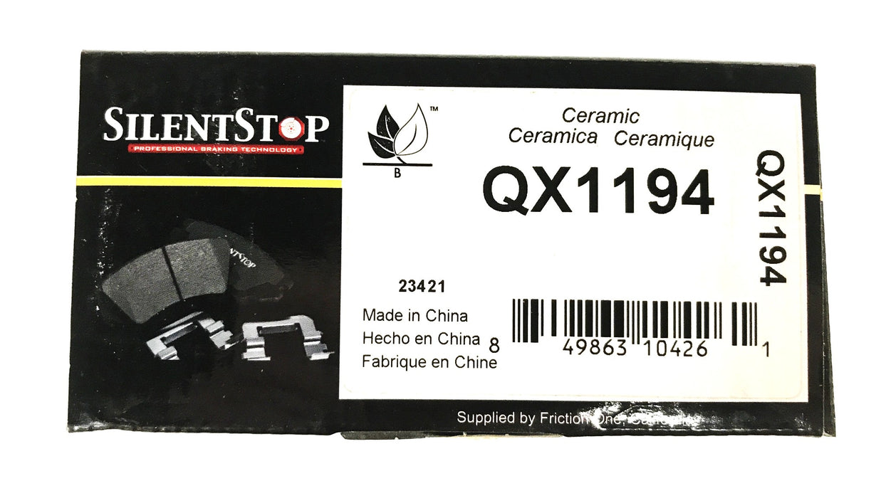 Silent Stop Semi-Metallic Brake Pad Kit QX1194 NOS