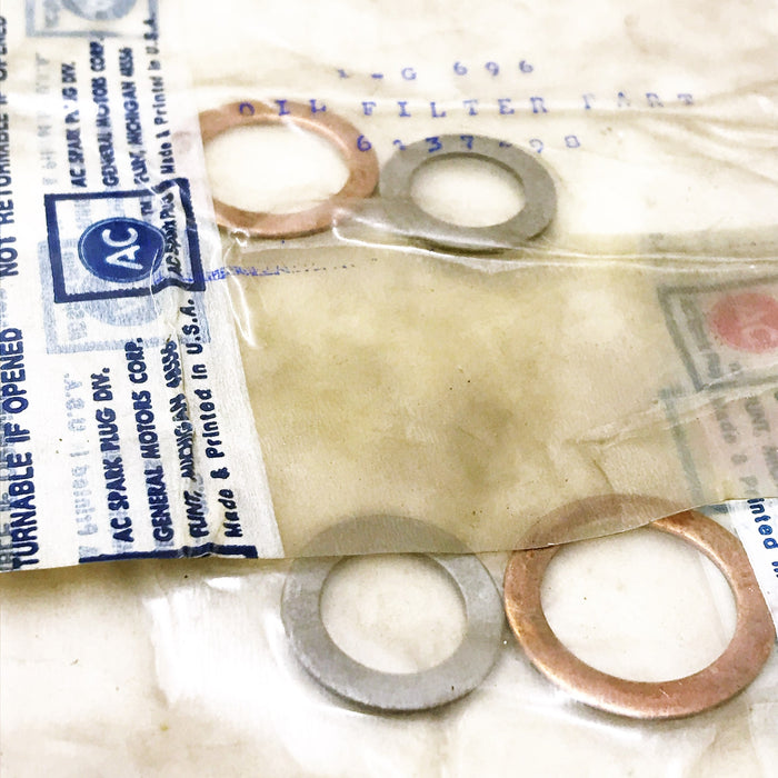 Delco Oil Filter Gasket Kit G696 (6437298) [Lot of 2] NOS