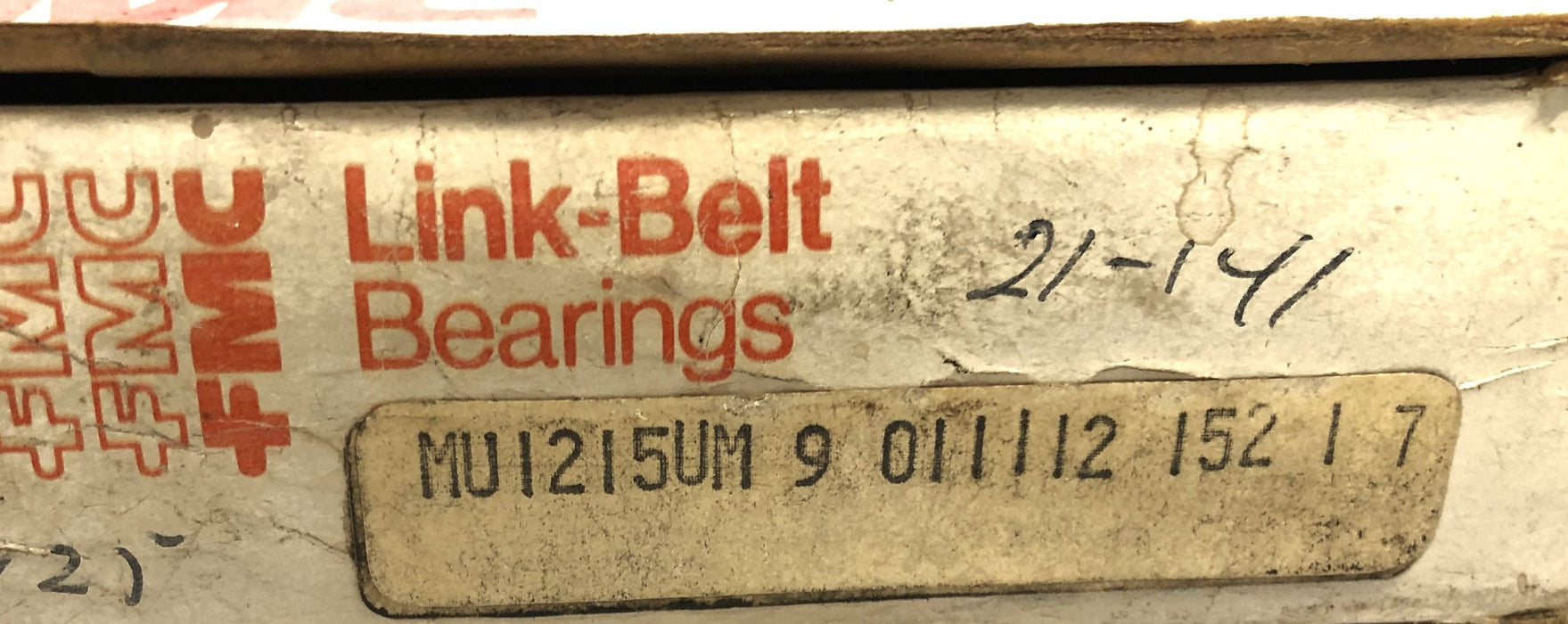 Link-Belt Cylindrical Roller Bearing MU1215UM NOS
