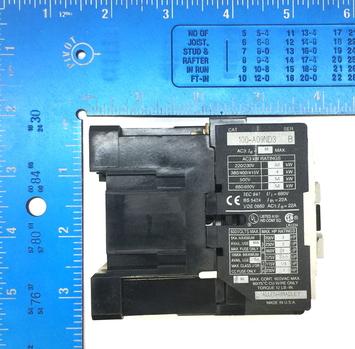 Allen-Bradley Contactor 100-A09ND3 USED
