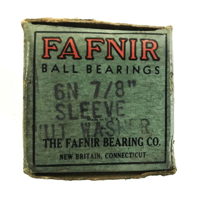Fafnir 7/8 inch Bearing Adapter Sleeve Assembly 6N-7/8 NOS