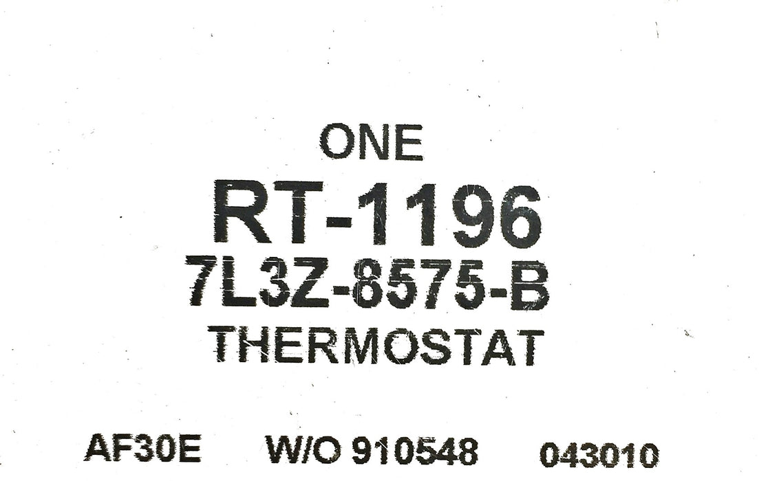 Motorcraft Thermostat RT-1196 OEM (7L3Z-8575-B) NOS