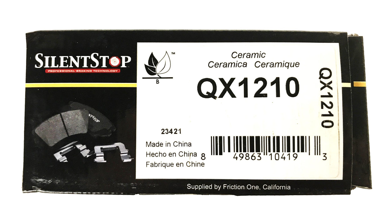 Silent Stop Semi-Metallic Brake Pad Kit QX1210 NOS