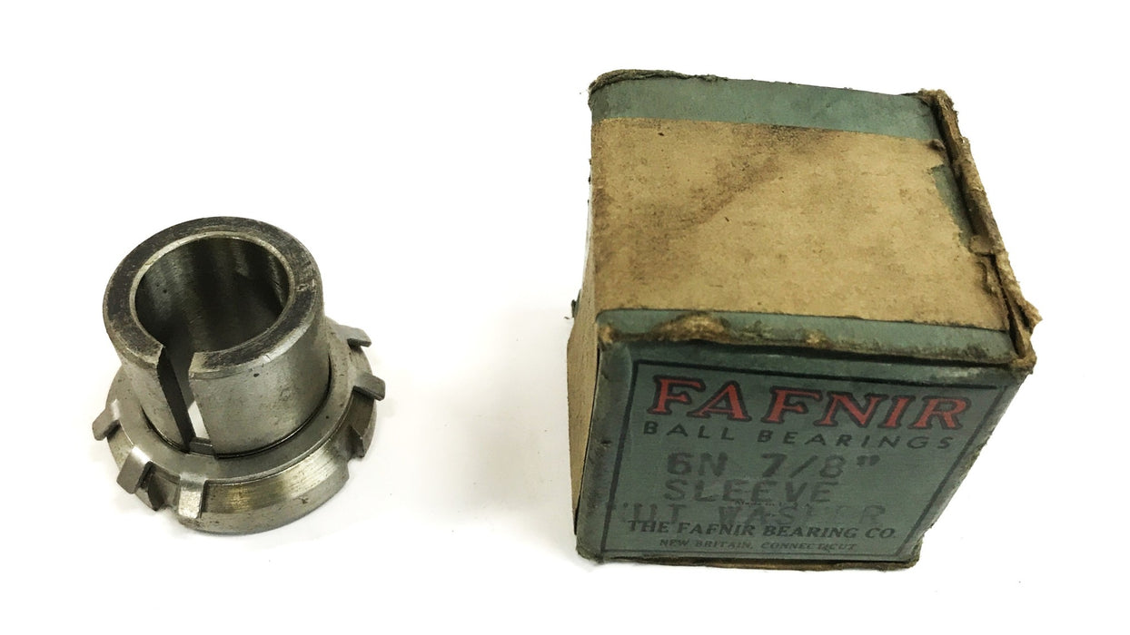 Fafnir 7/8 inch Bearing Adapter Sleeve Assembly 6N-7/8 NOS