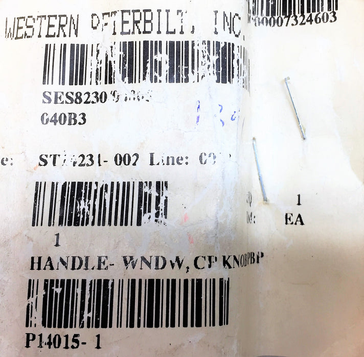 PACCAR Chrome Window Handle Knob P14015-1 NOS