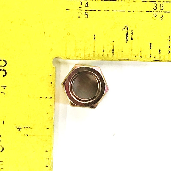 Papco 3/8" Yellow Zinc-Plated Hex Nuts, Box of 100, 092-018 [Lot of 4] NOS