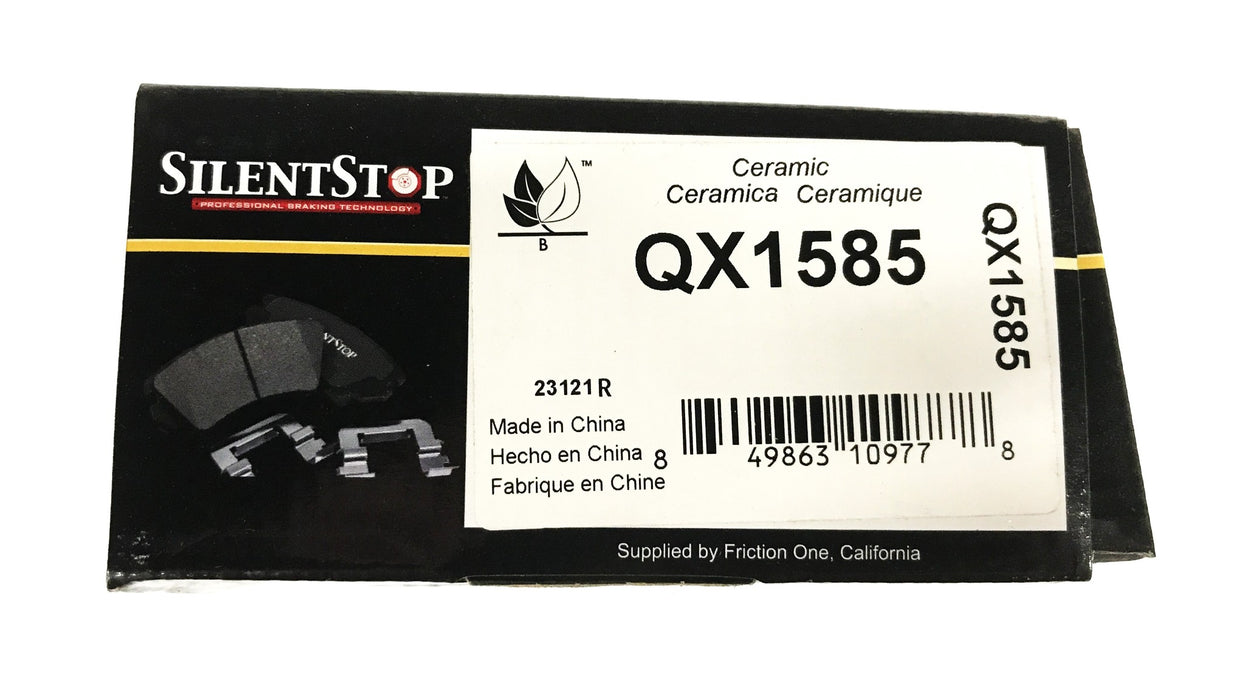 Silent Stop Semi-Metallic Brake Pad Kit QX1585 NOS