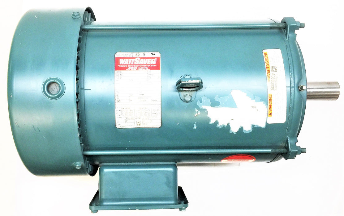 LEESON WATT SAVER 3-Phase General Purpose Motor C213T34FB1A NOS