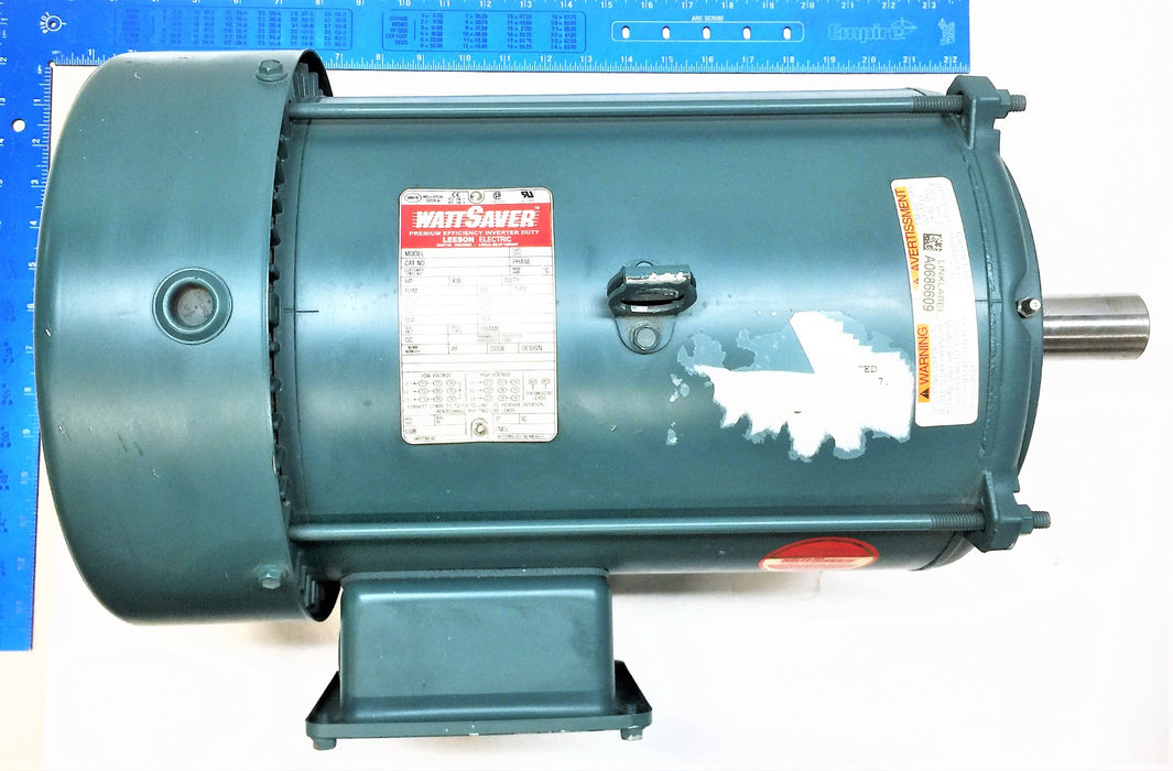 LEESON WATT SAVER 3-Phase General Purpose Motor C213T34FB1A NOS