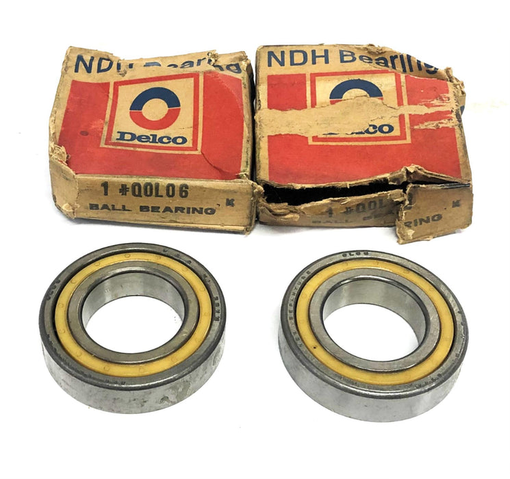 NDH Single Row Ball Bearing Q0L06 [Lot of 2] NOS
