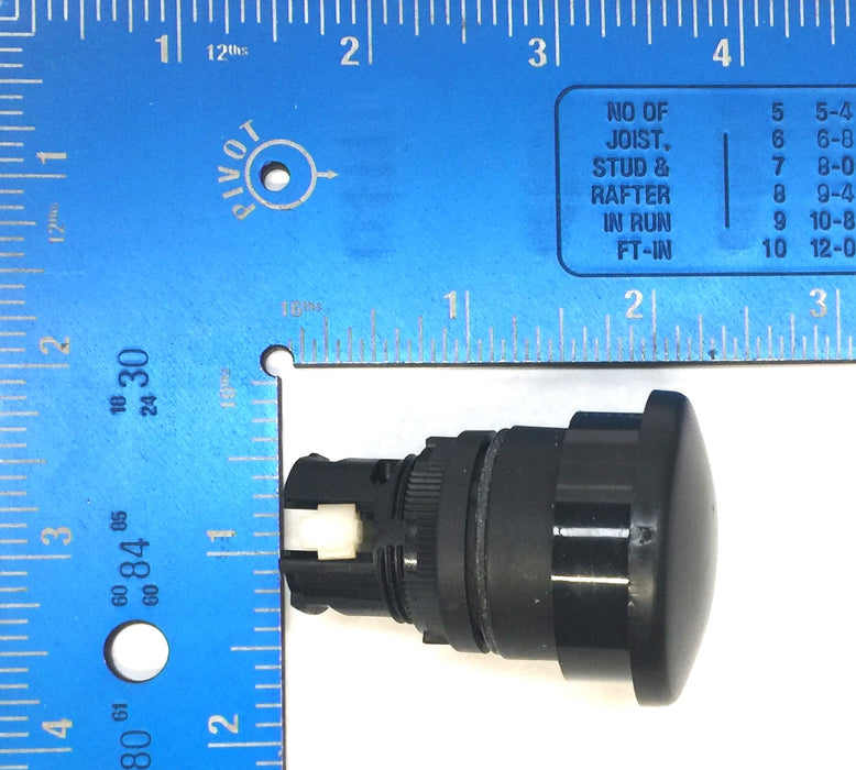 Allen-Bradley 800E Black Mushroom Push Button 800EP-M2 NOS