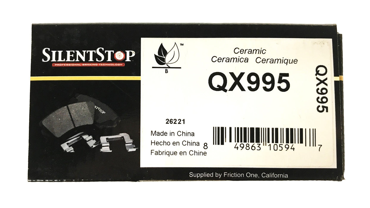 Silent Stop Semi-Metallic Brake Pad Kit QX995 NOS