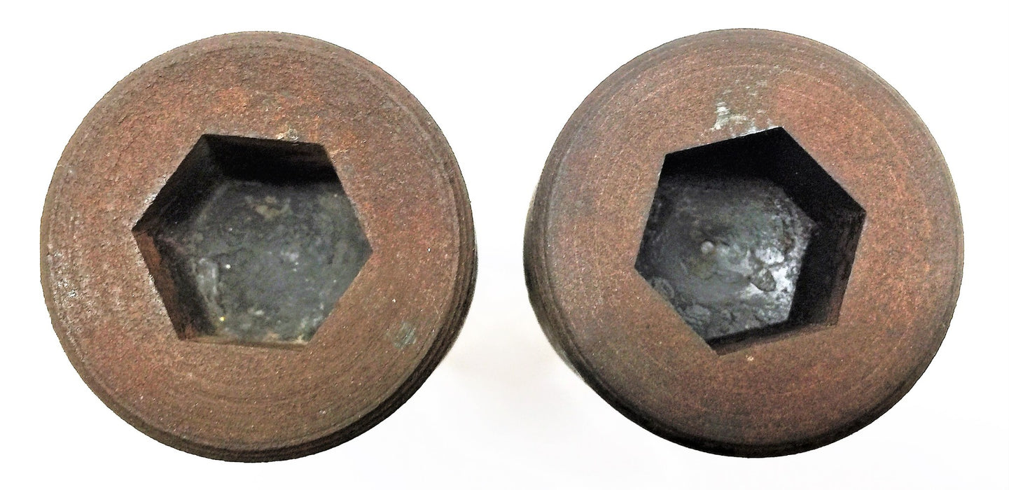 UNBRANDED 1"-7 x 4" Black Steel Cap Screw [Lot of 2] NOS