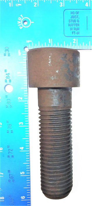 UNBRANDED 1"-7 x 4" Black Steel Cap Screw [Lot of 2] NOS