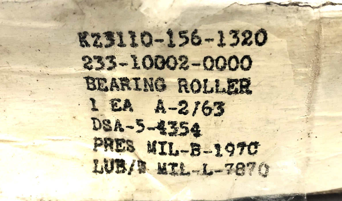 Rollway Cylindrical Roller Bearing L-1220-U NOS