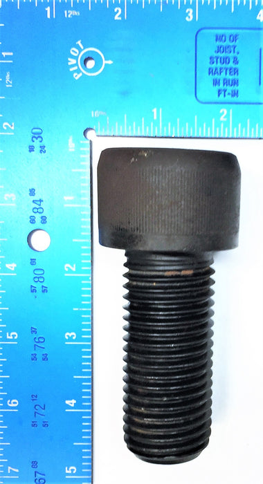 YFS 1-1/4"-7 x 3-3/4" Black Steel Cap Screw [Lot of 2] NOS