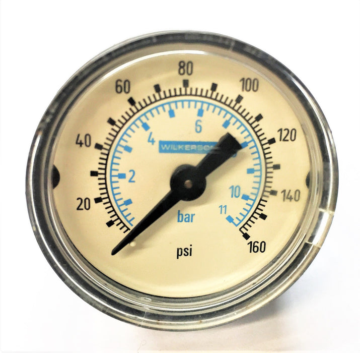 WILKERSON 1-1/2" Air Pressure Gauge 1/8" MPT Back Connection K4515N18160 NOS