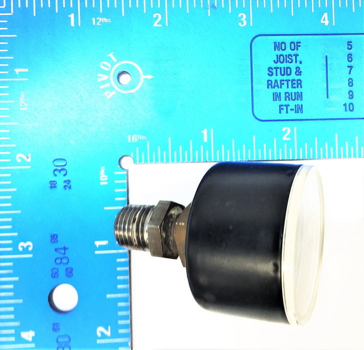 WILKERSON 1-1/2" Air Pressure Gauge 1/8" MPT Back Connection K4515N18160 NOS