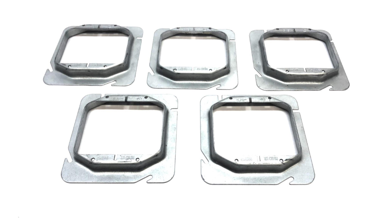 Orbit 2-Gang Raised 5/8" Square Steel Cover 52058 [Lot of 5] NOS
