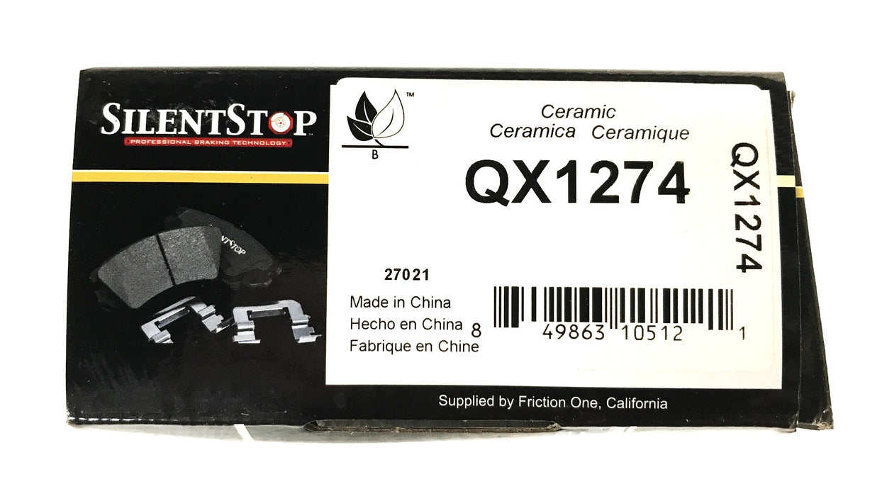Silent Stop Semi-Metallic Brake Pad Kit QX1274 NOS