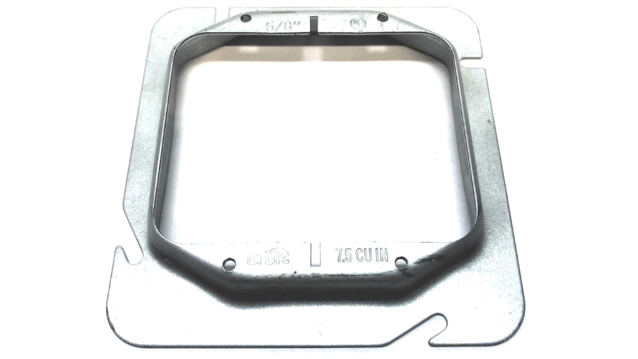 Orbit 2-Gang Raised 5/8" Square Steel Cover 52058 [Lot of 5] NOS