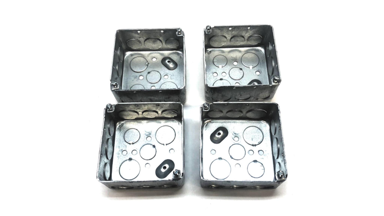 Eaton Crouse-Hinds 4" Square Electric Box Enclosure TP434 [Lot of 4] NOS
