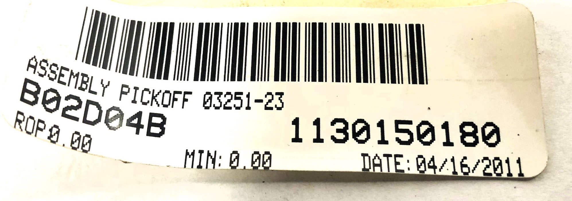 Unbranded 10 Inch Pickoff Drive Assembly 03251-23 USED