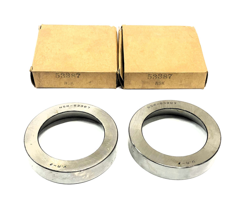 NSK Tapered Roller Bearing Cup 53387 [Lot of 2] NOS