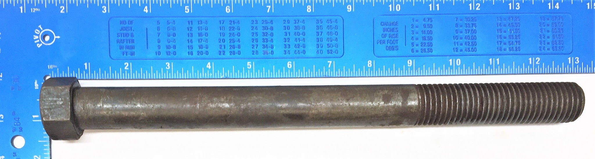 UNBRANDED 7/8"-8 x 12" Hex Head Screw Bolt [Lot of 5] NOS