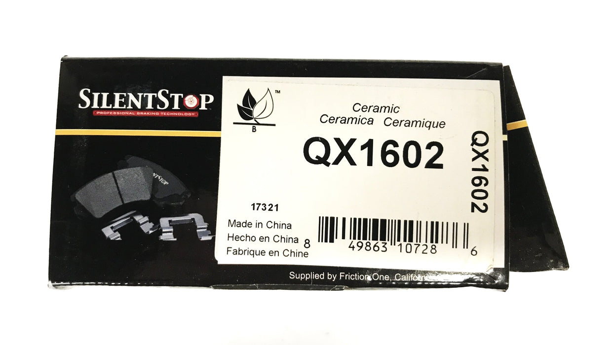 Silent Stop Semi-Metallic Brake Pad Kit QX1602 NOS