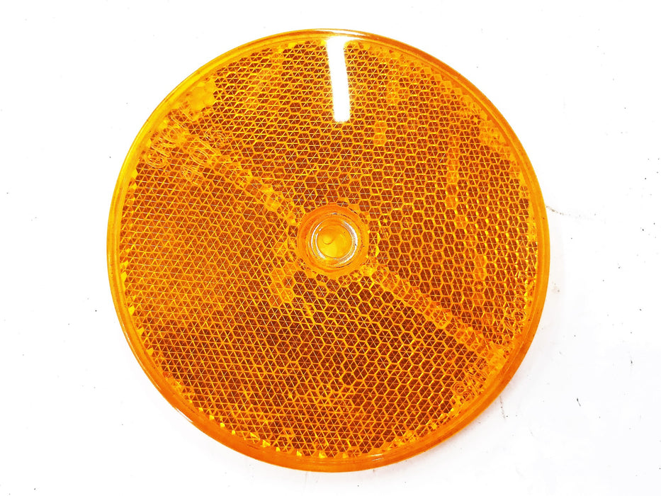Grote Replacement Marker Lens 3-1/4 Round Amber 4015A [Lot of 4] NOS