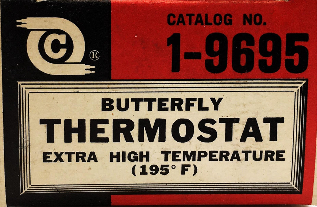 Carol Butterfly Thermostat 1-9695 NOS