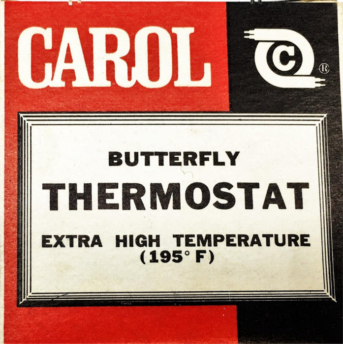Carol Butterfly Thermostat 1-9695 NOS