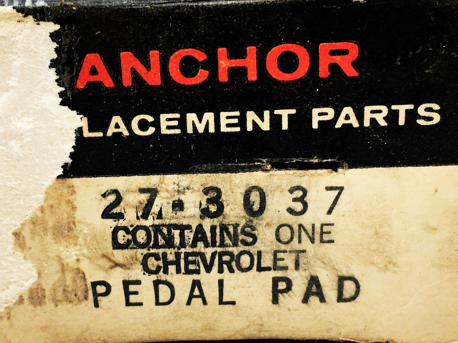 Anchor Pedal Pad for Chevrolet 27-3037 (PP-573) NOS