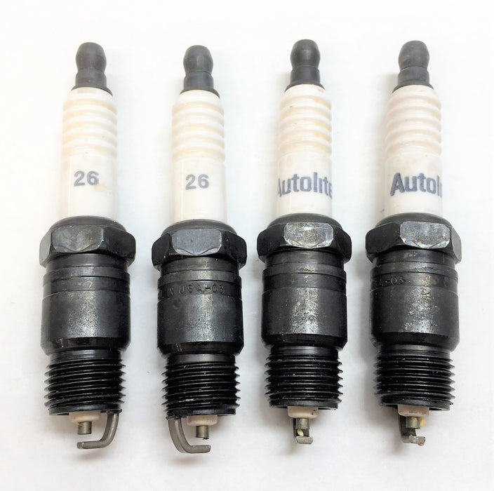 AUTOLITE Spark Plug 26 [Lot of 4] NOS