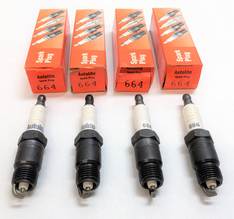 AUTOLITE/ALLIED SIGNAL Spark Plug 664 [Lot of 4] NOS