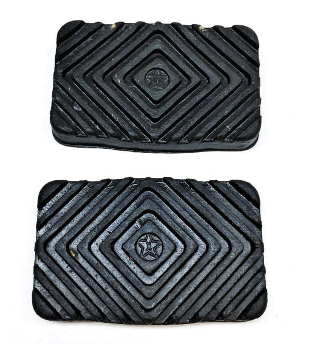 Kastar Combination Slip-On Pedal Pad Pair 78 NOS