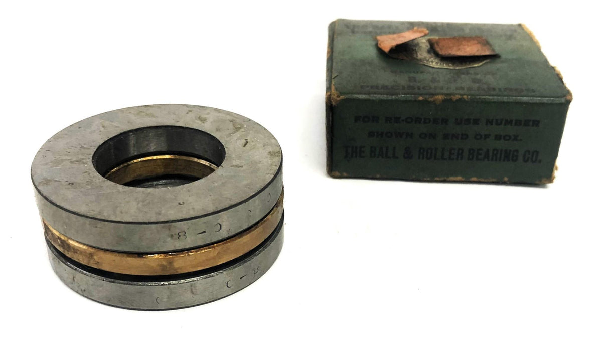 B&RB OD 0.93 Inch Bore 1.84 Inch Thrust Bearing C8 NOS