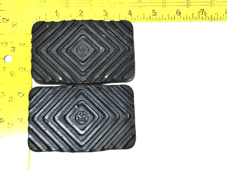 Kastar Combination Slip-On Pedal Pad Pair 78 NOS