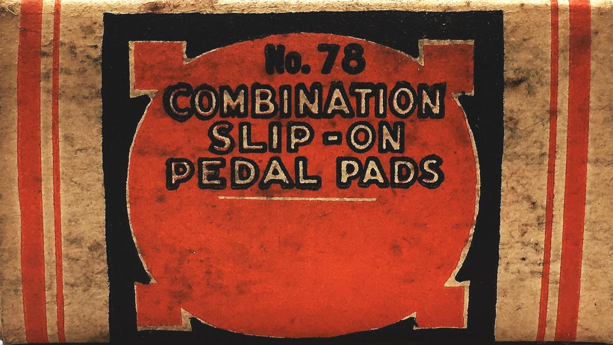 Kastar Combination Slip-On Pedal Pad Pair 78 NOS