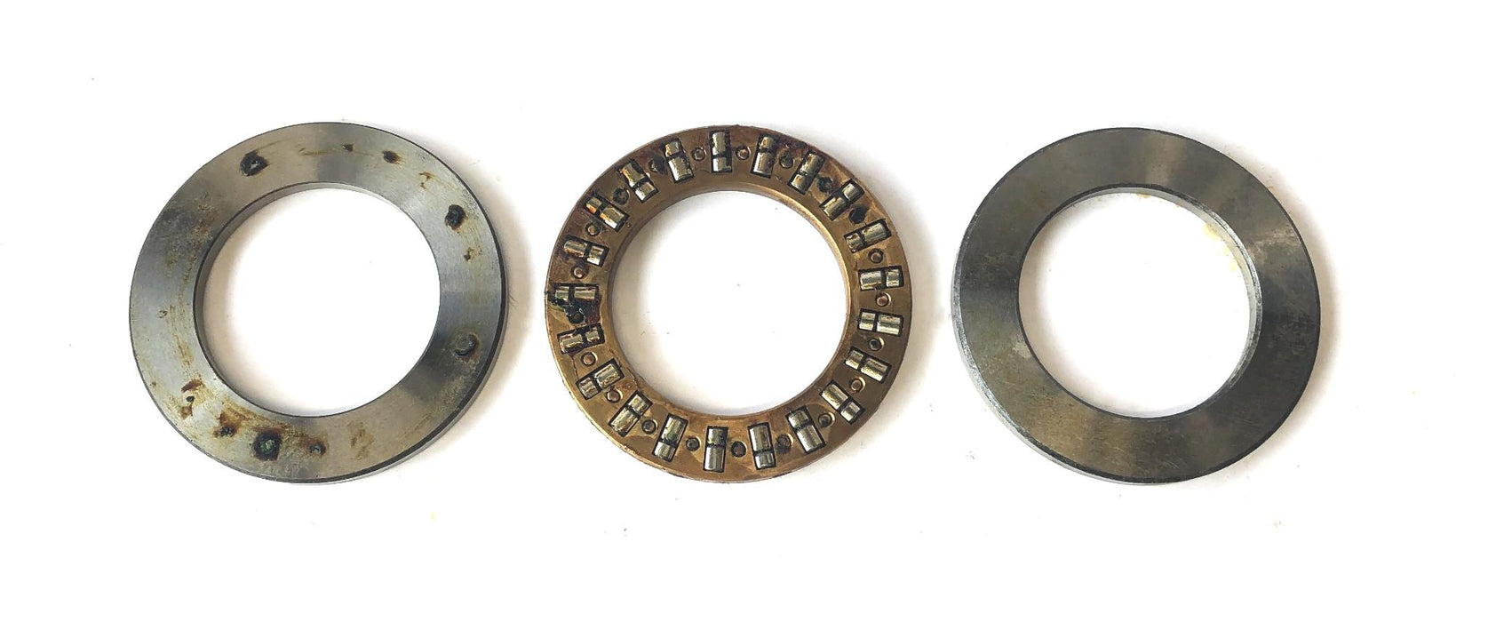 B&RB 3 Piece Thrust Roller Bearing Set EM41 (EM44) NOS