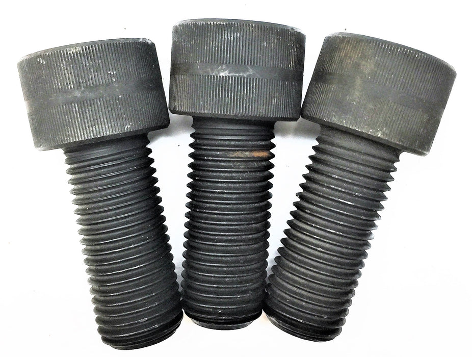 UNBRANDED 1-1/4"-7 x 3" Threaded Socket Head Cap Screw [Lot of 3] NOS