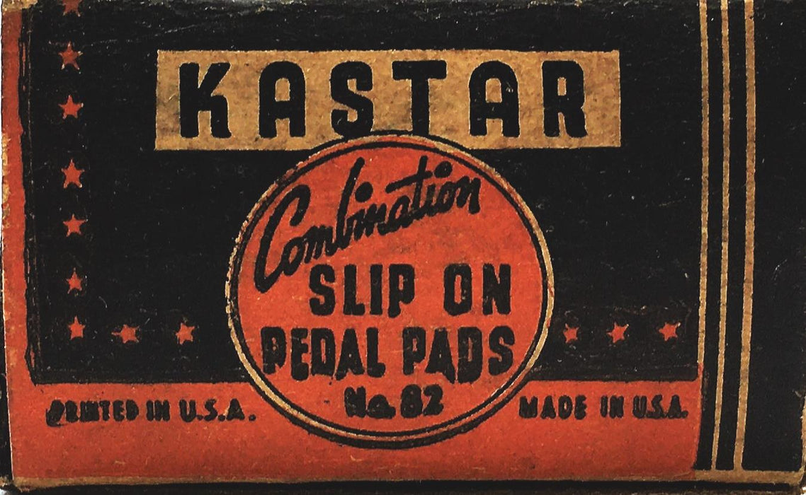 Kastar Combination Slip-On Pedal Pad Pair 82 NOS