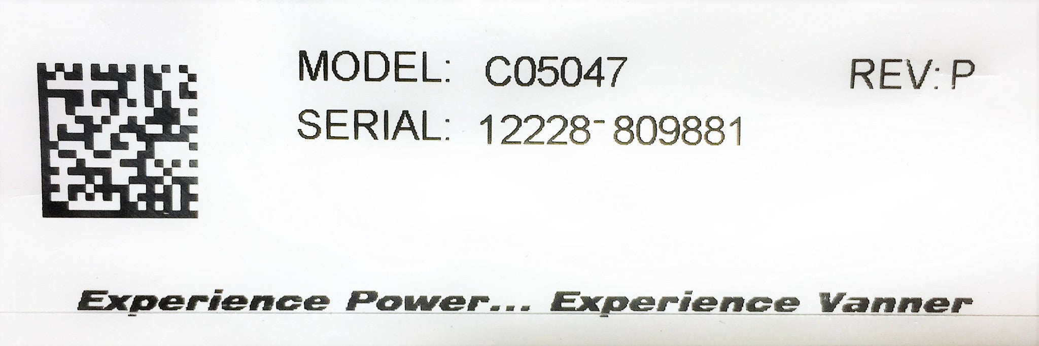 VANNER Voltage Regulator C05047 NOS