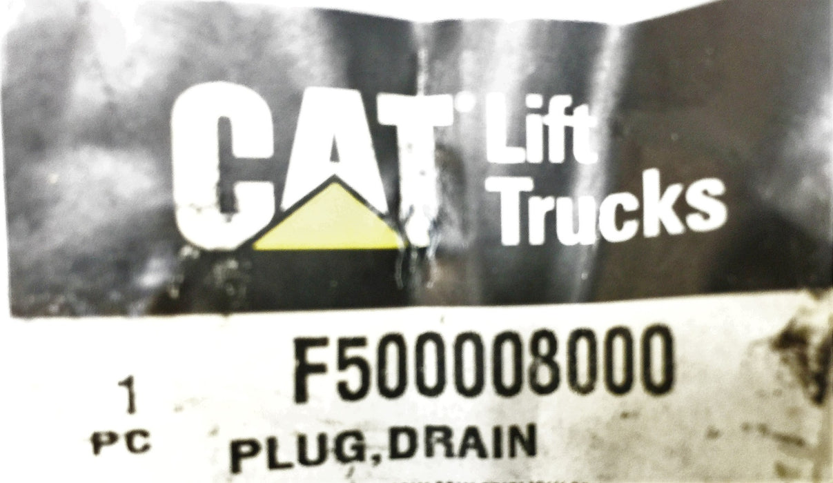Caterpillar/CAT Drain Plug F500008000 [Lot of 2] NOS