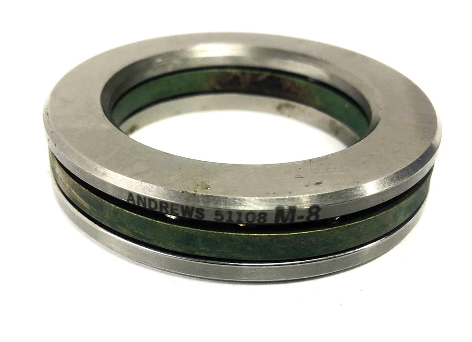 Andrews Bearing Corp MPB Thrust Bearing 51108-M8 NOS